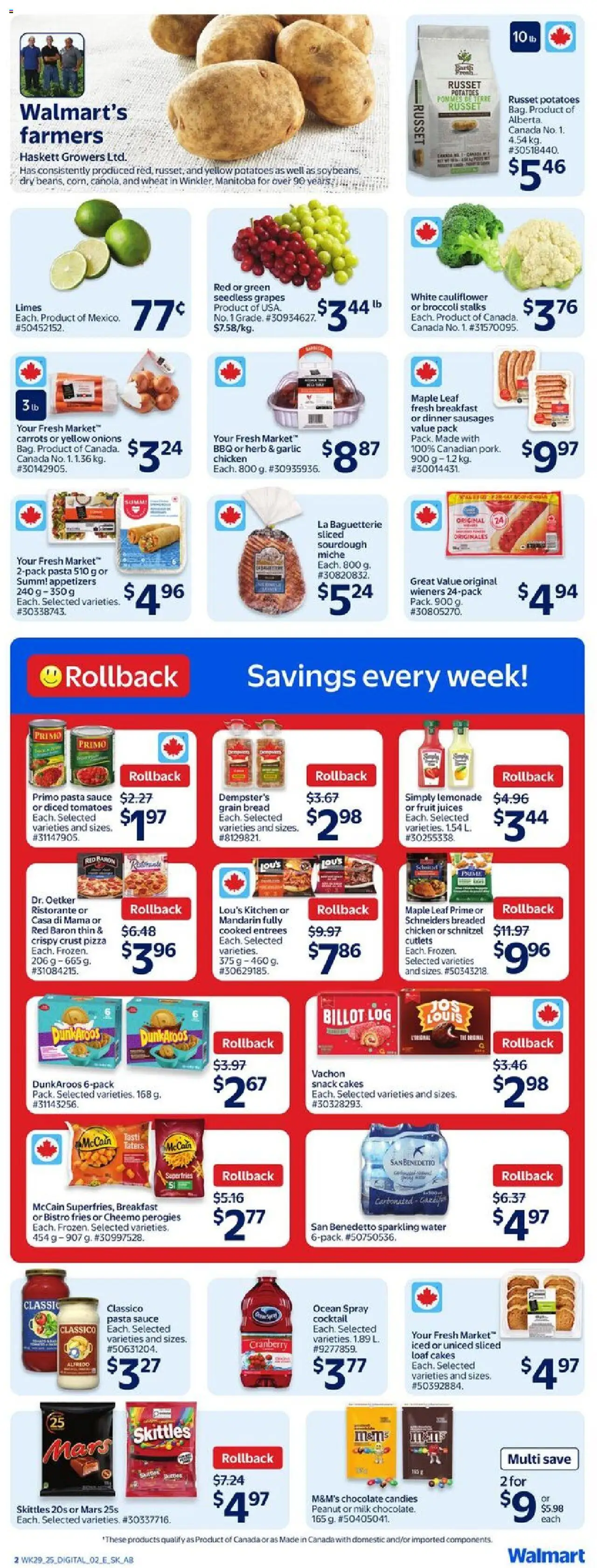 Walmart flyer valid from Aug 14, 2025 - page number 3