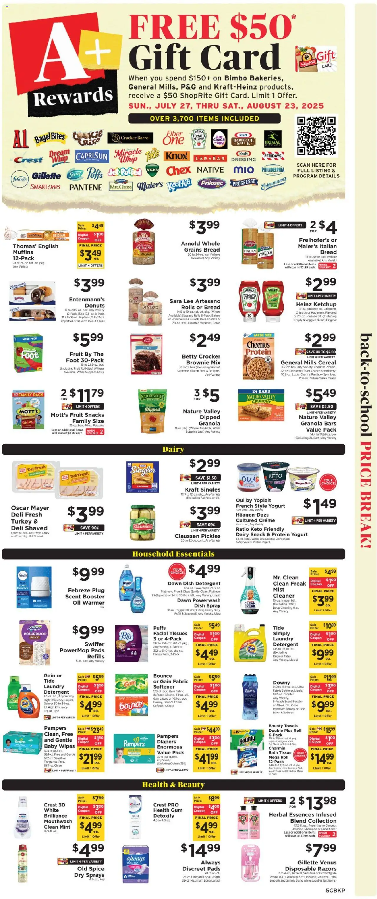 ShopRite Circular from 08/17/2025 >> Weekly Ad, flyer - Page number 6
