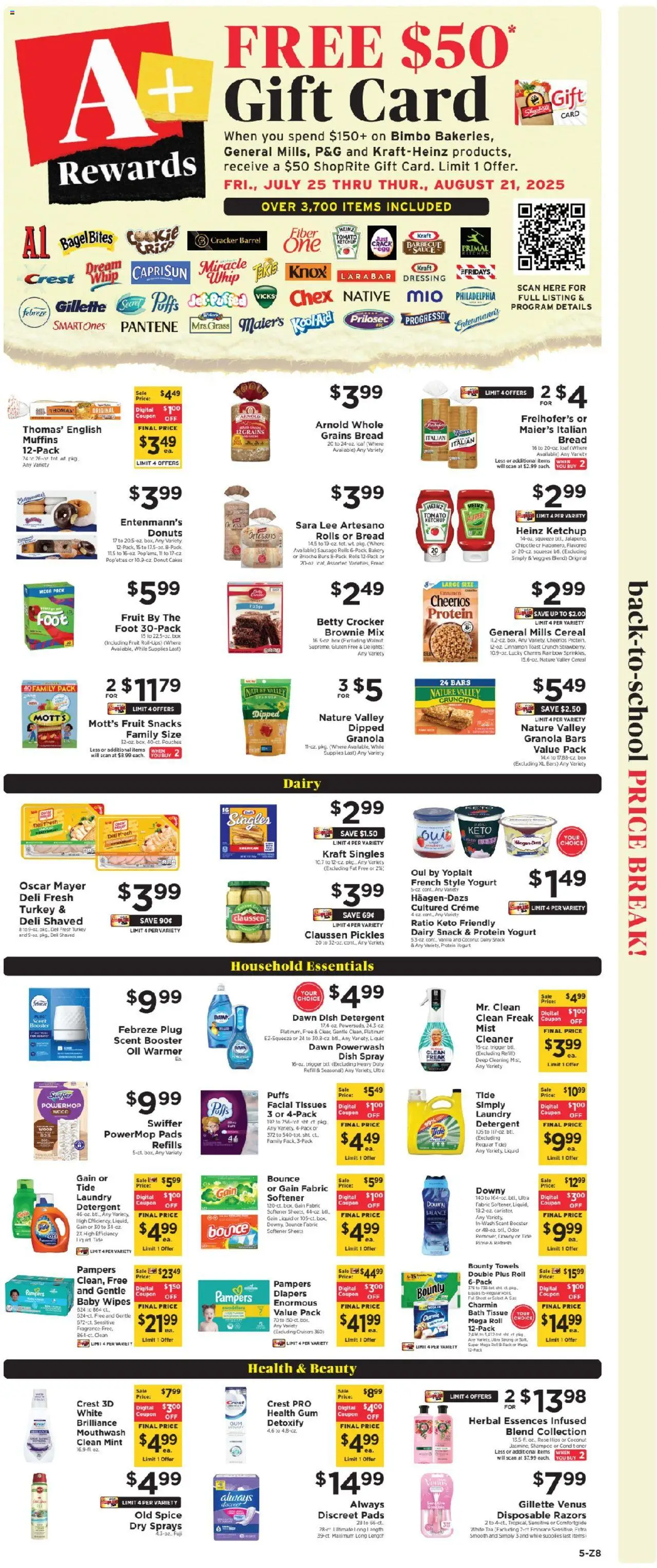 ShopRite Circular from 08/15/2025 >> Weekly Ad, flyer - Page number 6