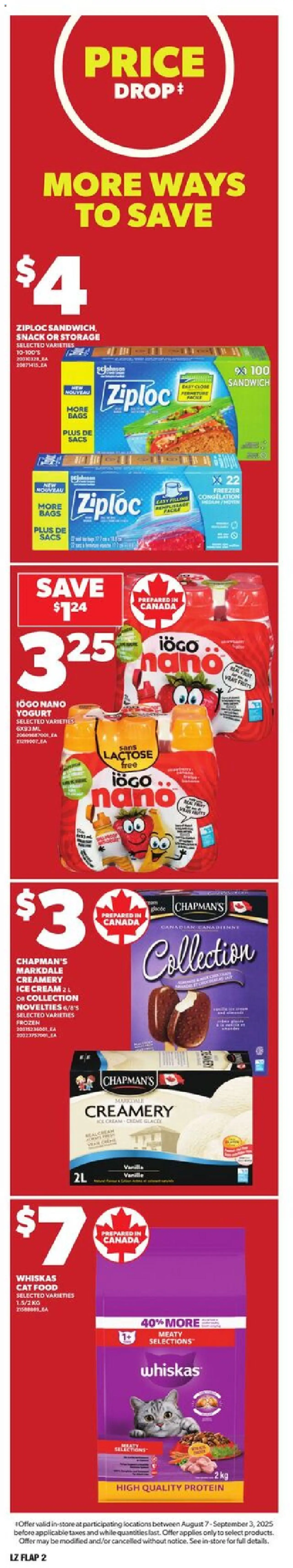 Loblaws flyer valid from Aug 14, 2025 - page number 2