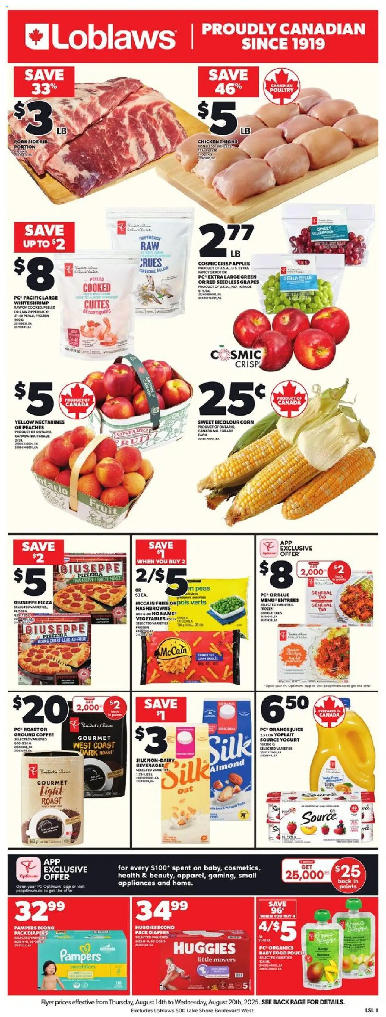 Loblaws flyer valid from Aug 14, 2025 - page number 3