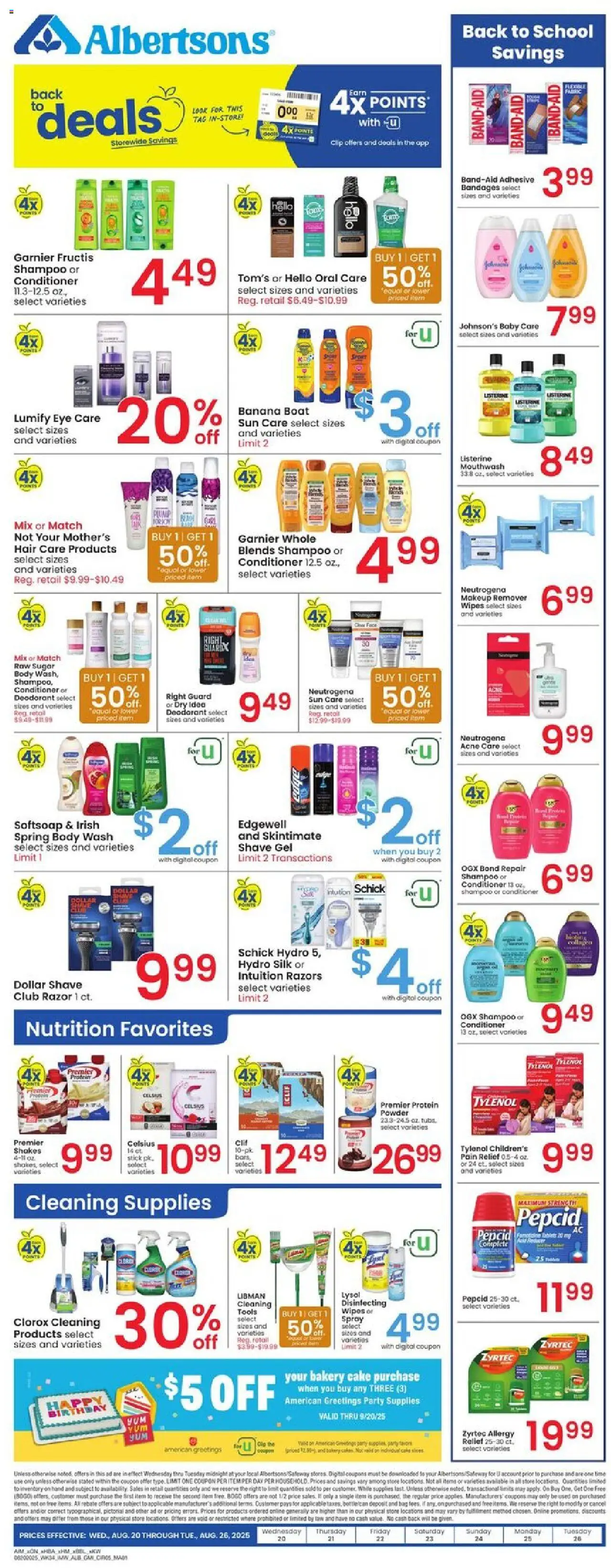 Albertsons Weekly Ad from 08/20/2025 - Flyer - Page number 5