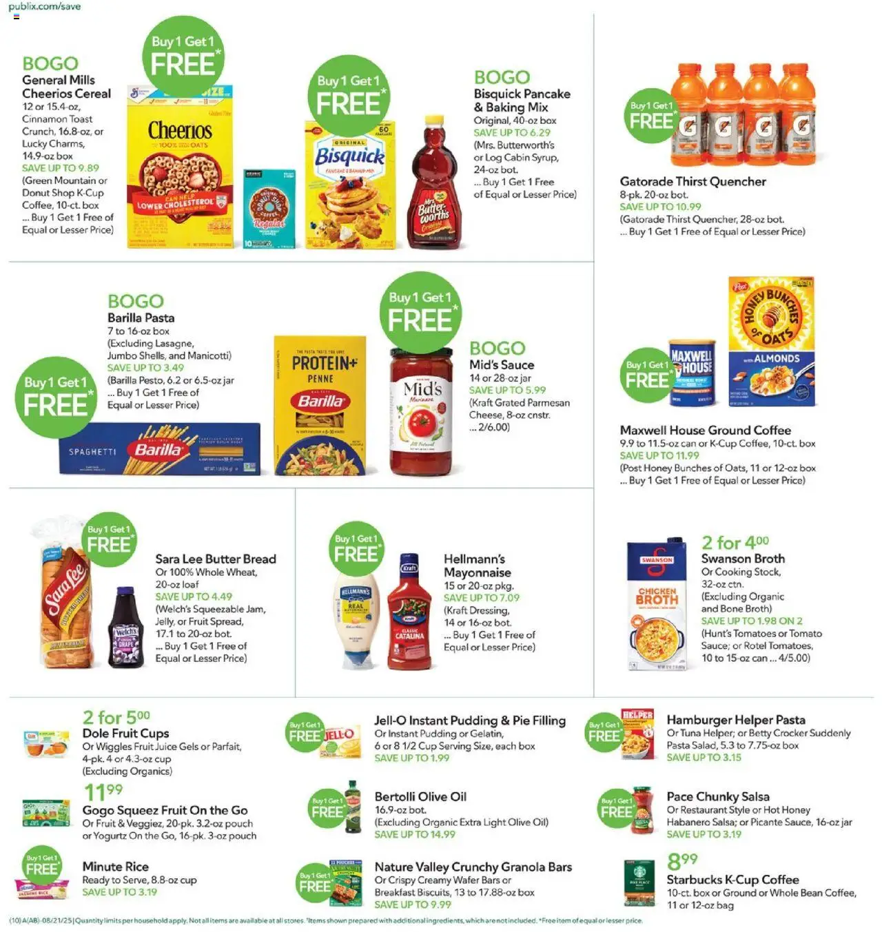 Publix Weekly ad from (08/20/2025) - Ad this week, Flyer - Page number 10