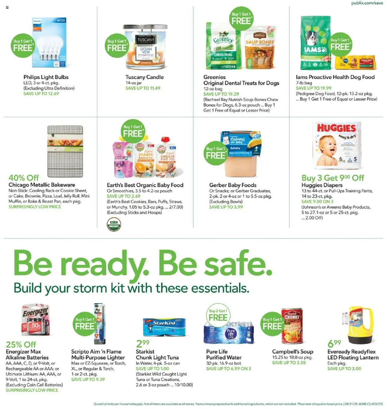 Publix Weekly ad from (08/20/2025) - Ad this week, Flyer - Page number 15