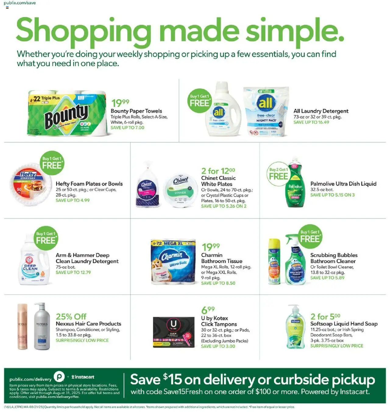 Publix Weekly ad from (08/21/2025) - Ad this week, Flyer - Page number 16