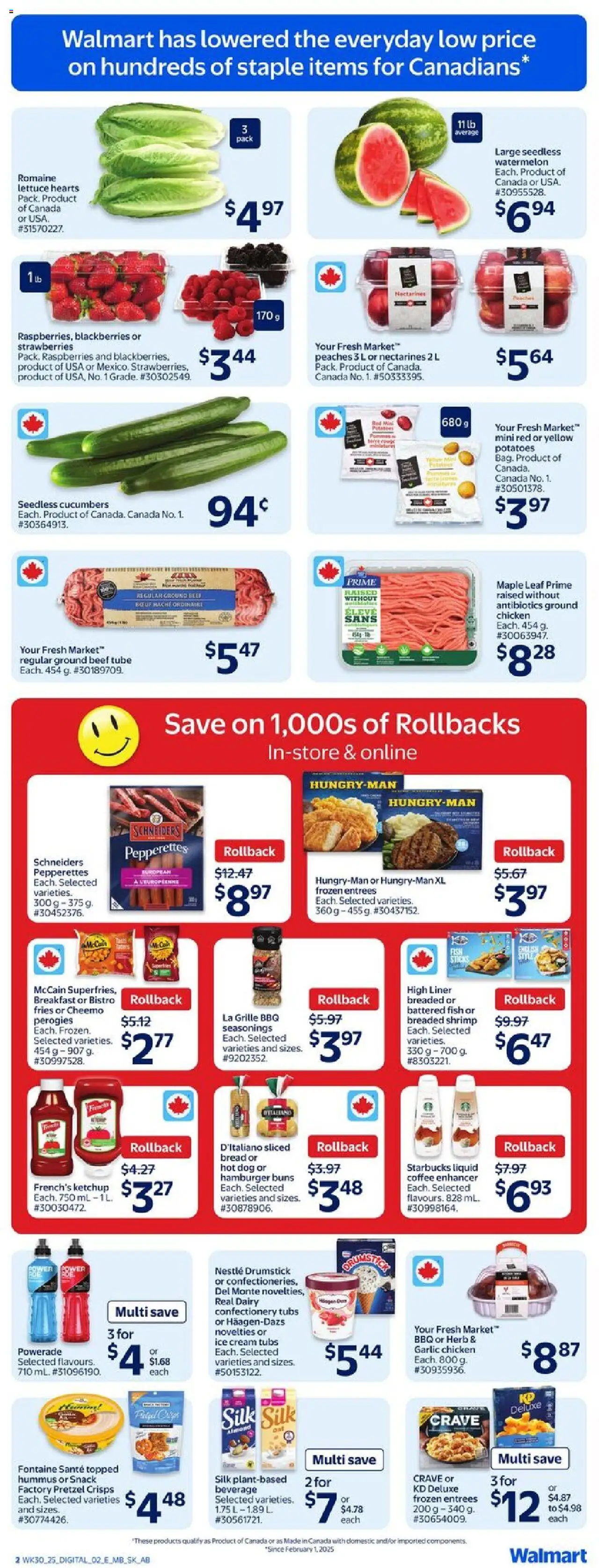 Walmart flyer valid from Aug 21, 2025 - page number 3