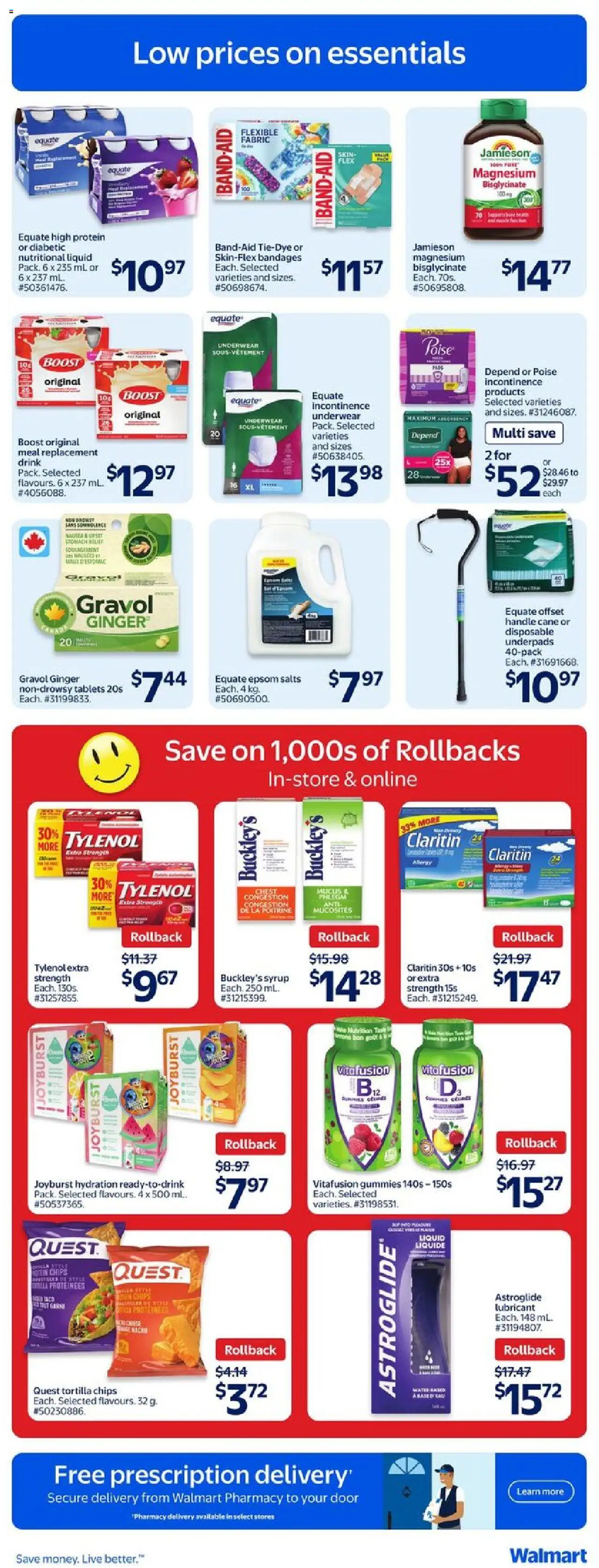 Walmart flyer valid from Aug 21, 2025 - page number 9