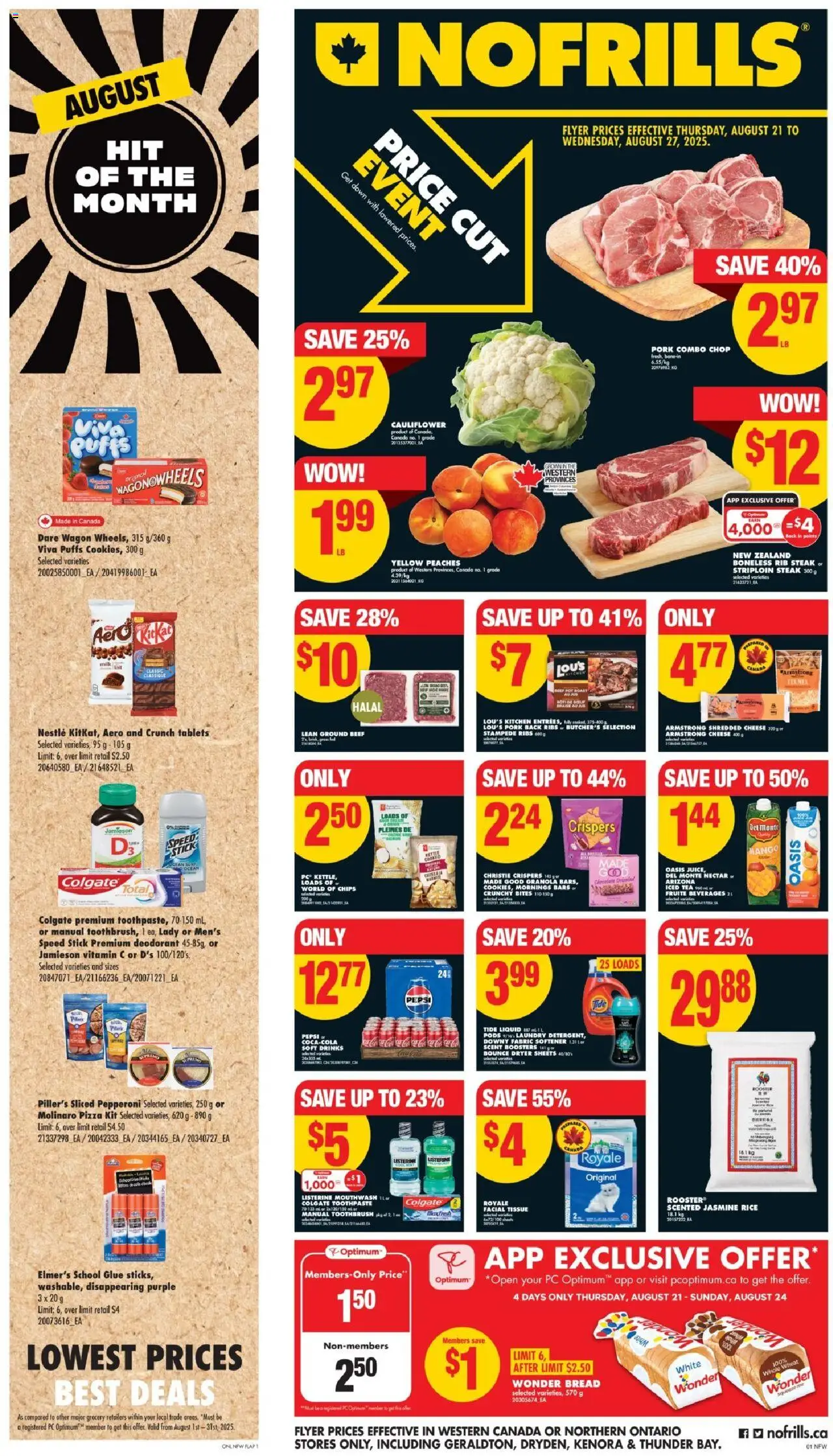 No Frills weekly flyer starting Aug 21, 2025 ⭐️