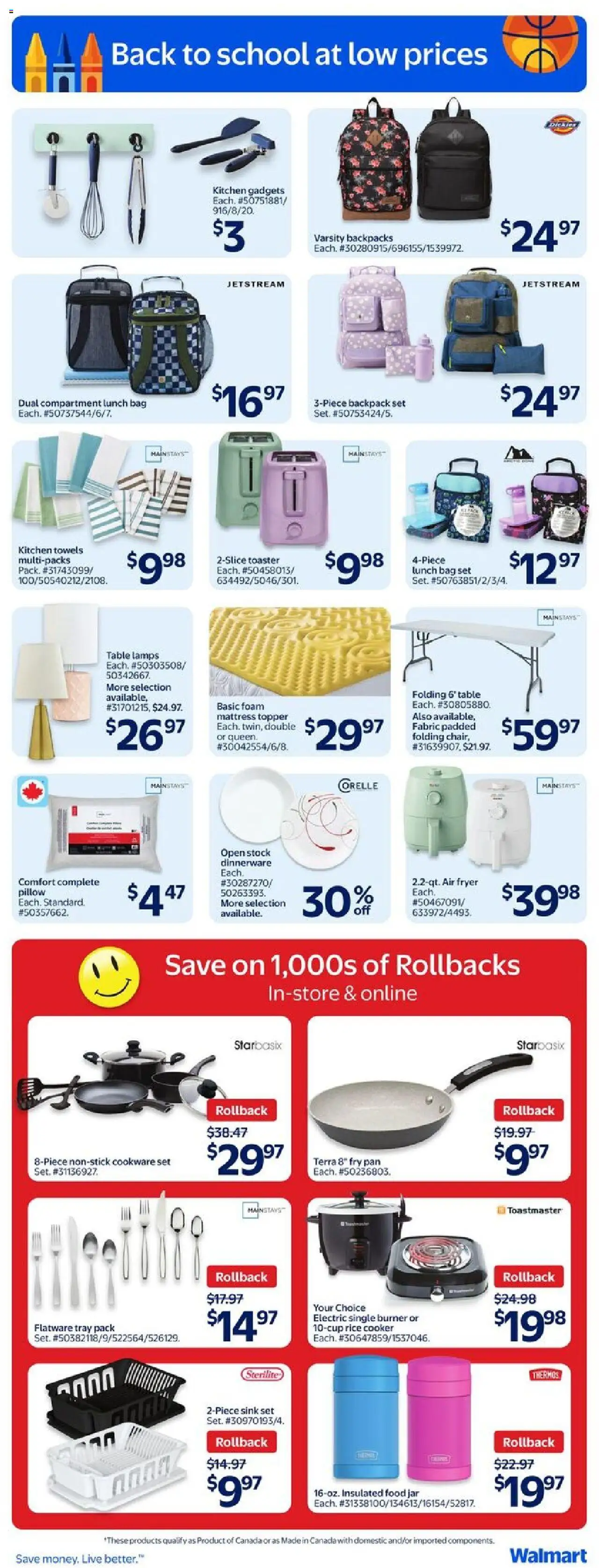Walmart flyer valid from Aug 21, 2025 - page number 6