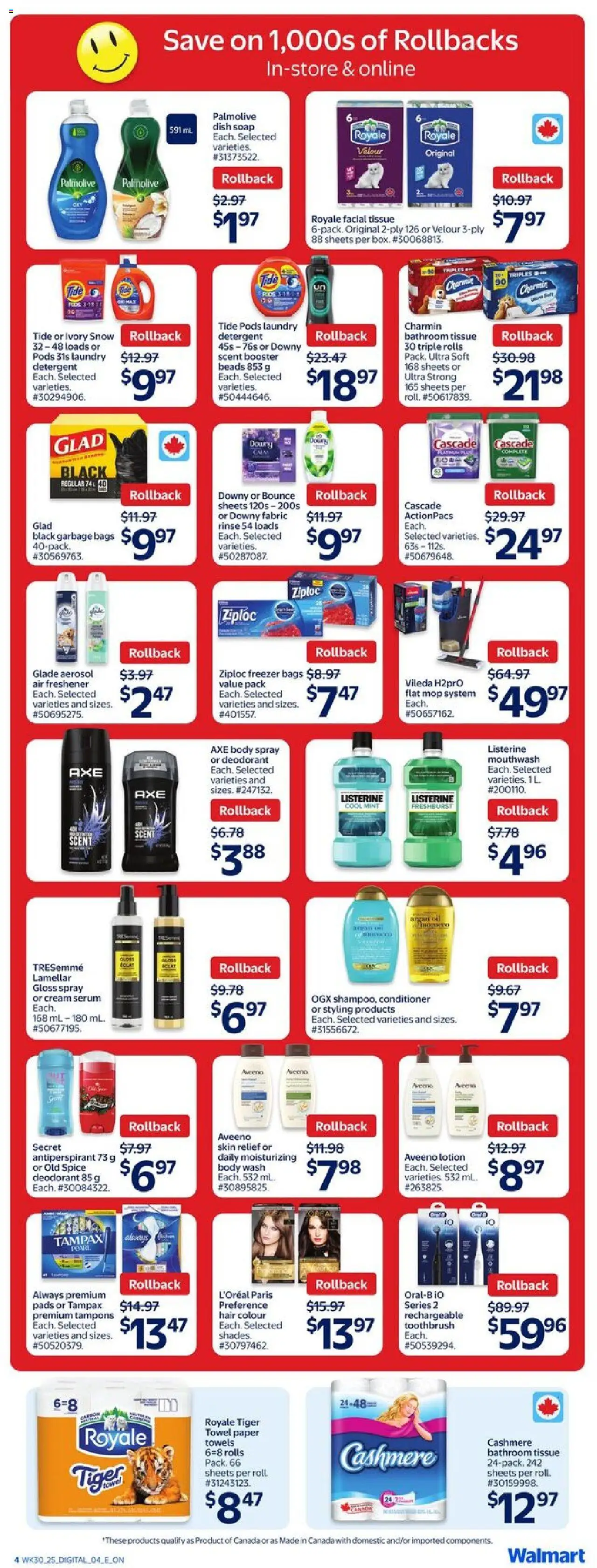 Walmart flyer valid from Aug 21, 2025 - page number 14