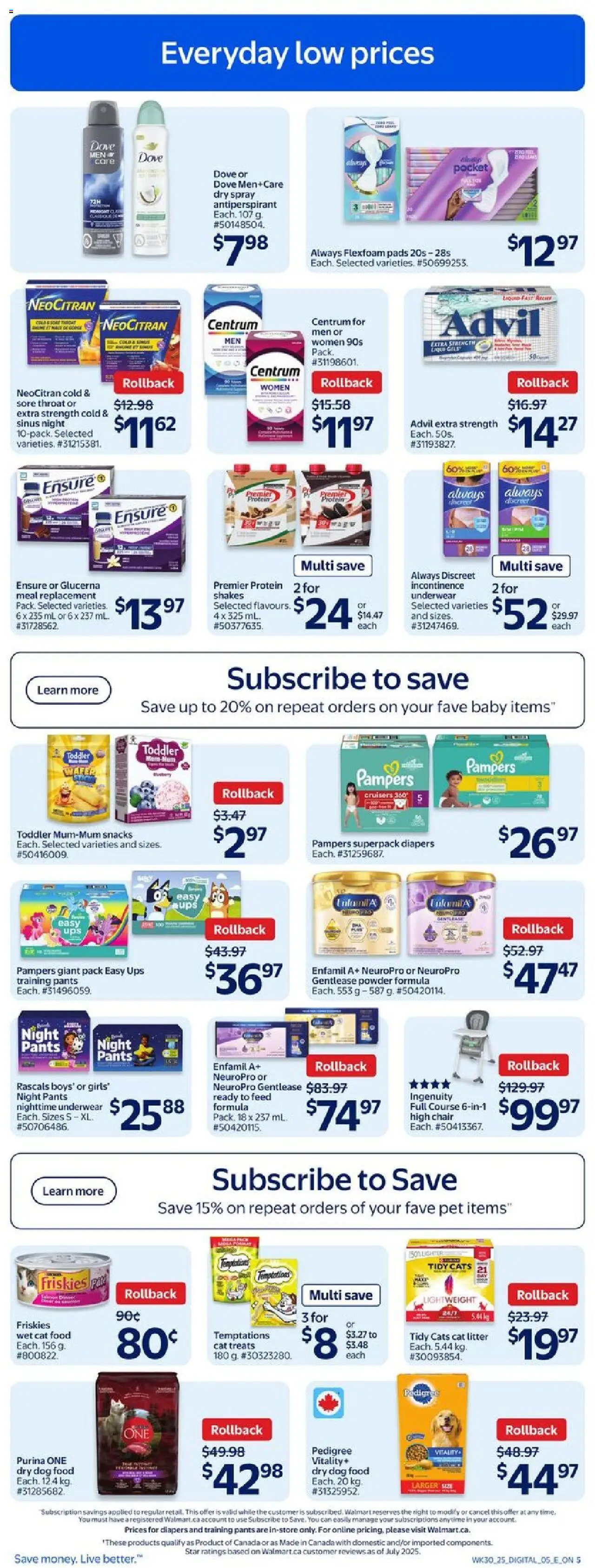 Walmart flyer valid from Aug 21, 2025 - page number 15