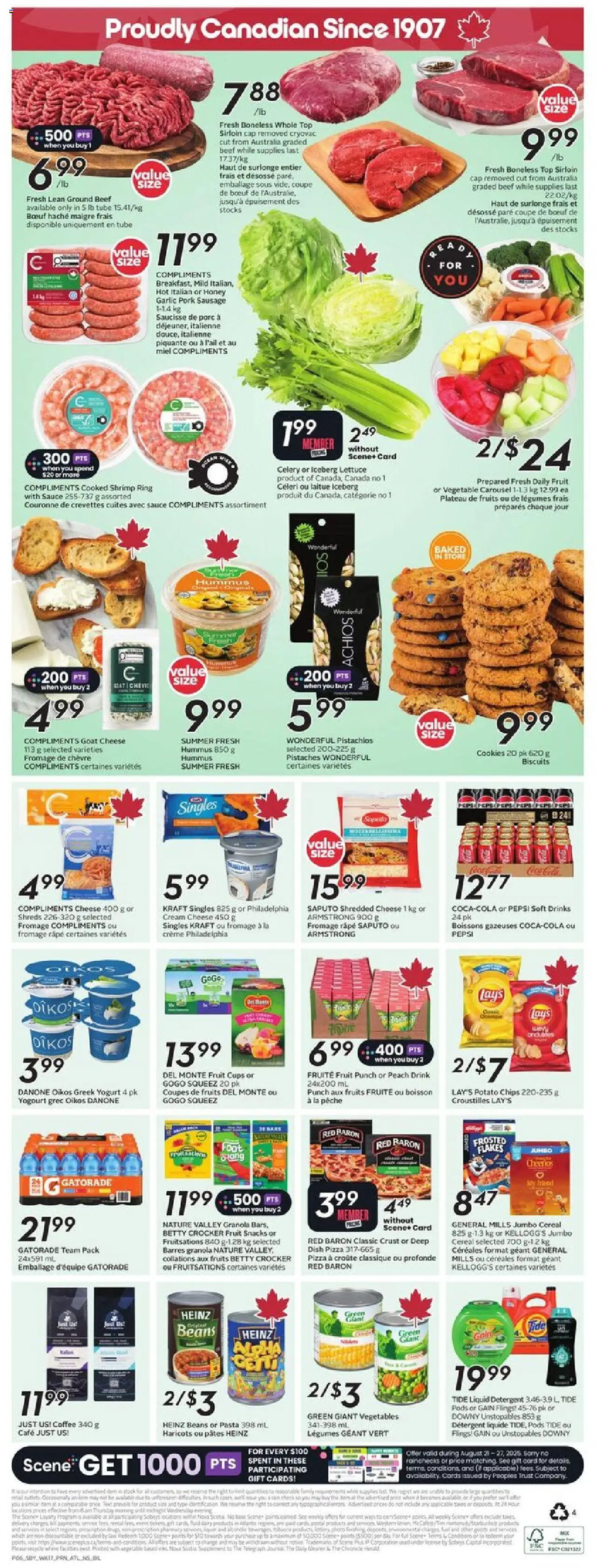 Sobeys flyer valid from Aug 21, 2025 - page number 4