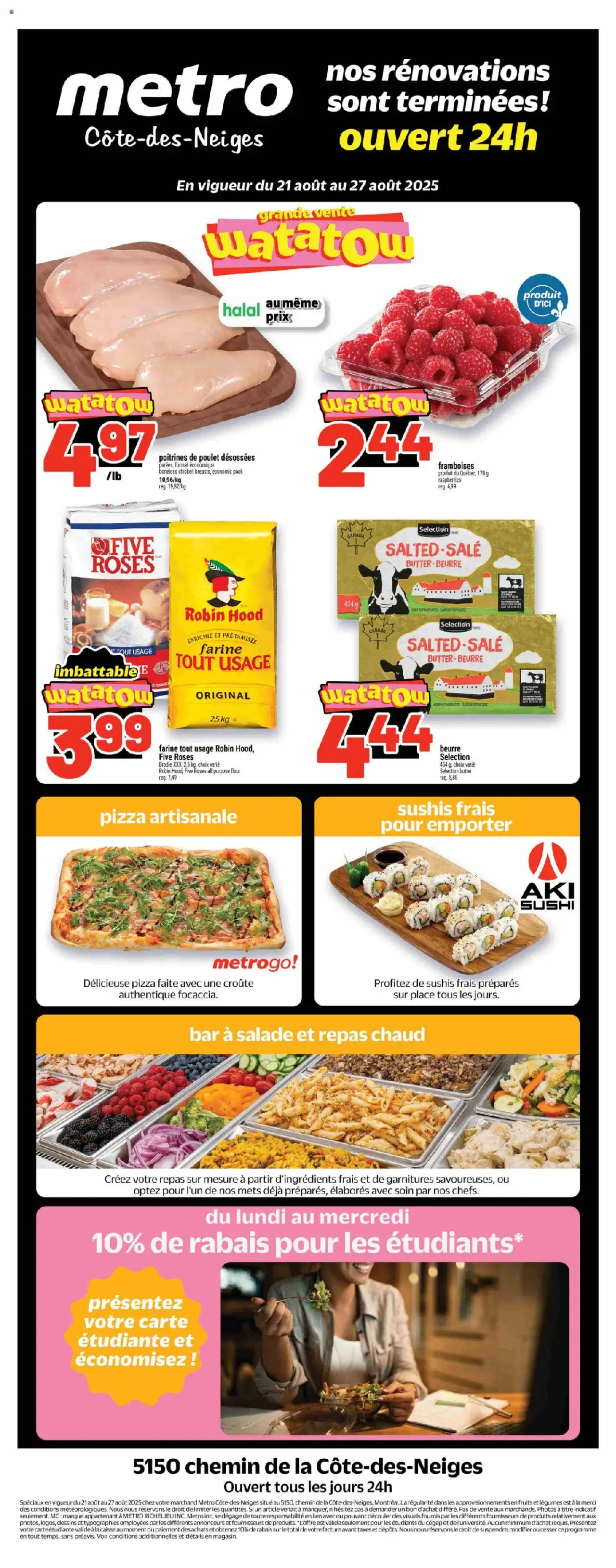 Metro weekly flyer starting Aug 21, 2025 ⭐️