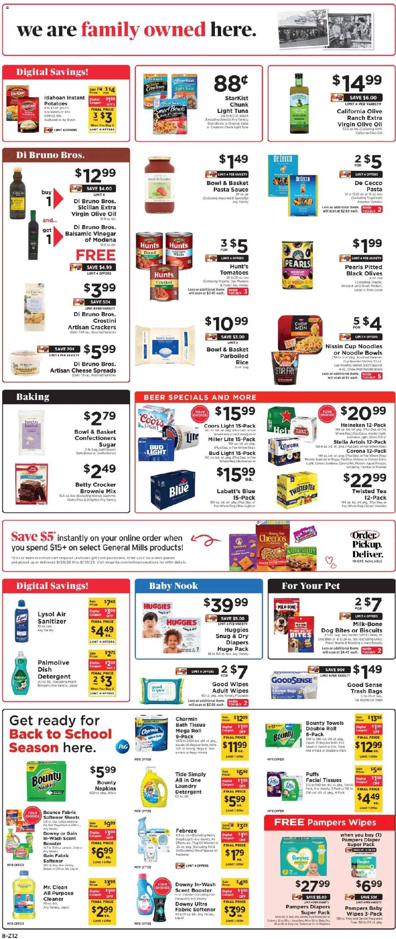 ShopRite Circular from 08/24/2025 >> Weekly Ad, flyer - Page number 9