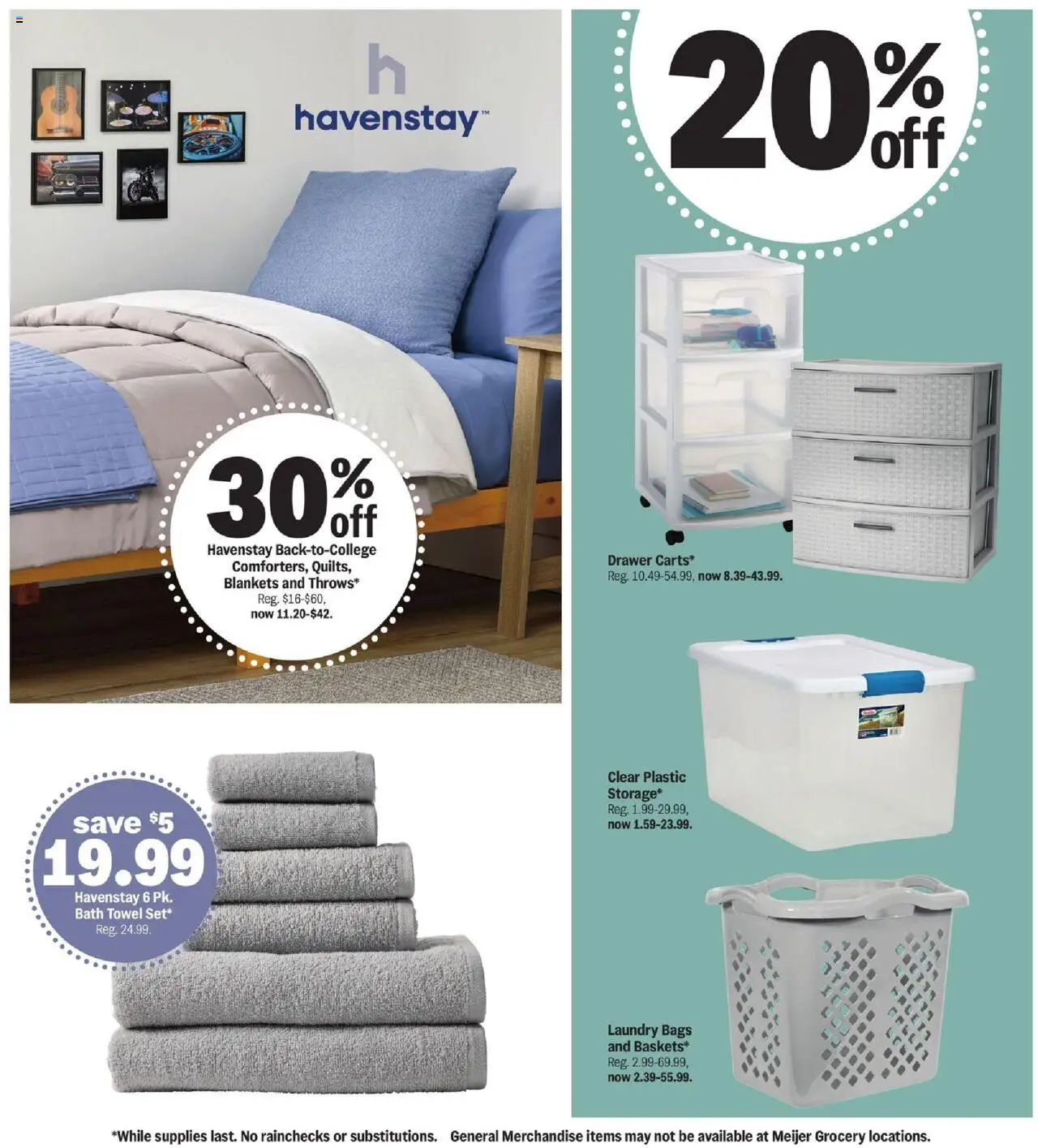 MEIJER AD from 08/24/2025 - Early fall finds at great prices - PREVIEW - Page number 2
