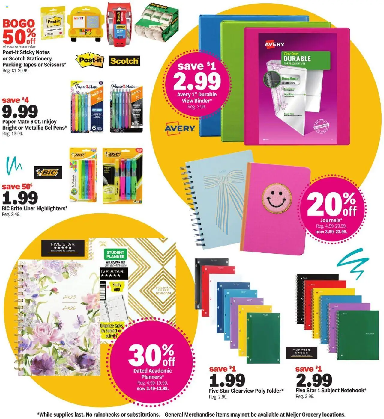 MEIJER AD from 08/24/2025 - Early fall finds at great prices - PREVIEW - Page number 3