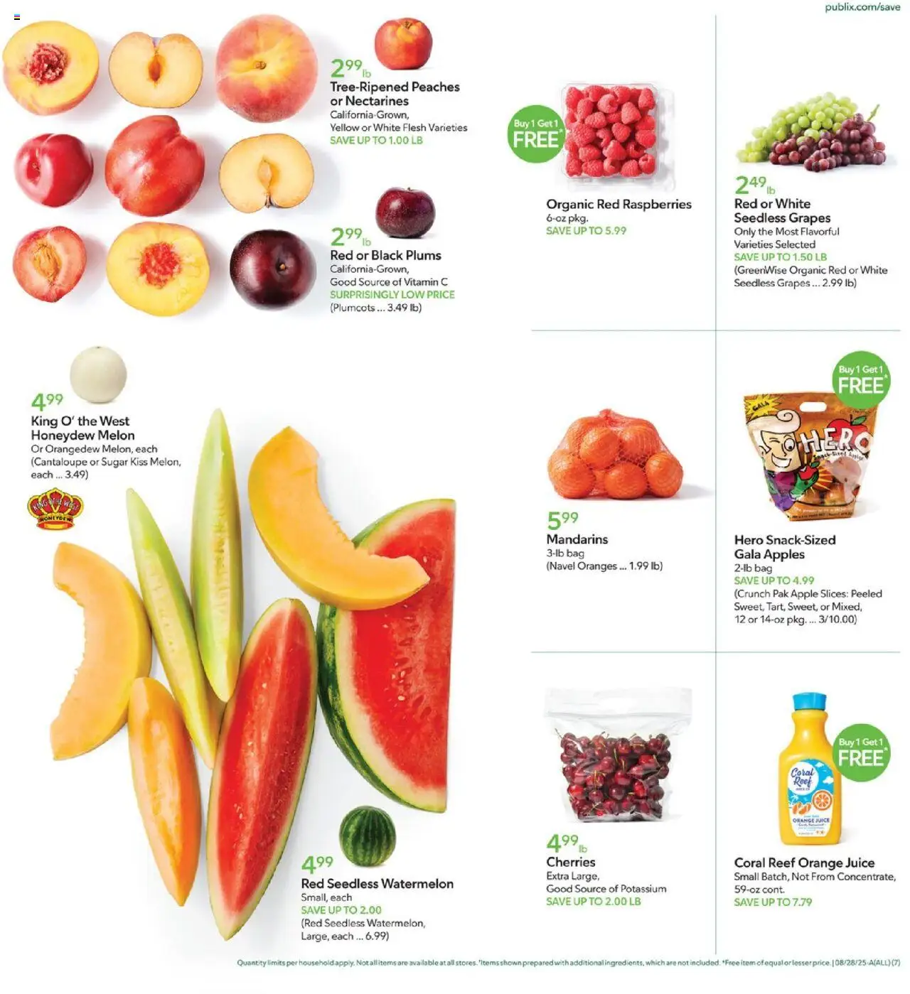 Publix Weekly ad from (08/27/2025) - Ad this week, Flyer - Page number 7