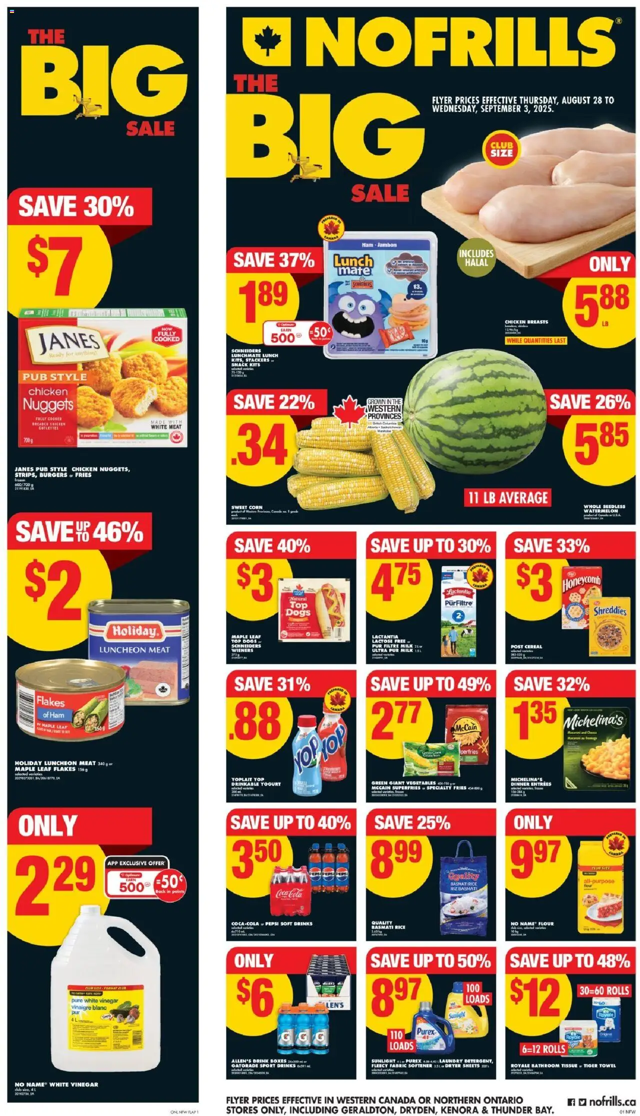 No Frills weekly flyer starting Aug 28, 2025 ⭐️