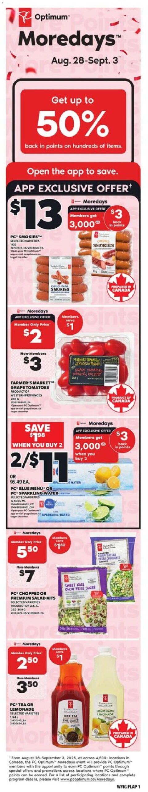 Loblaws weekly flyer starting Aug 28, 2025 ⭐️