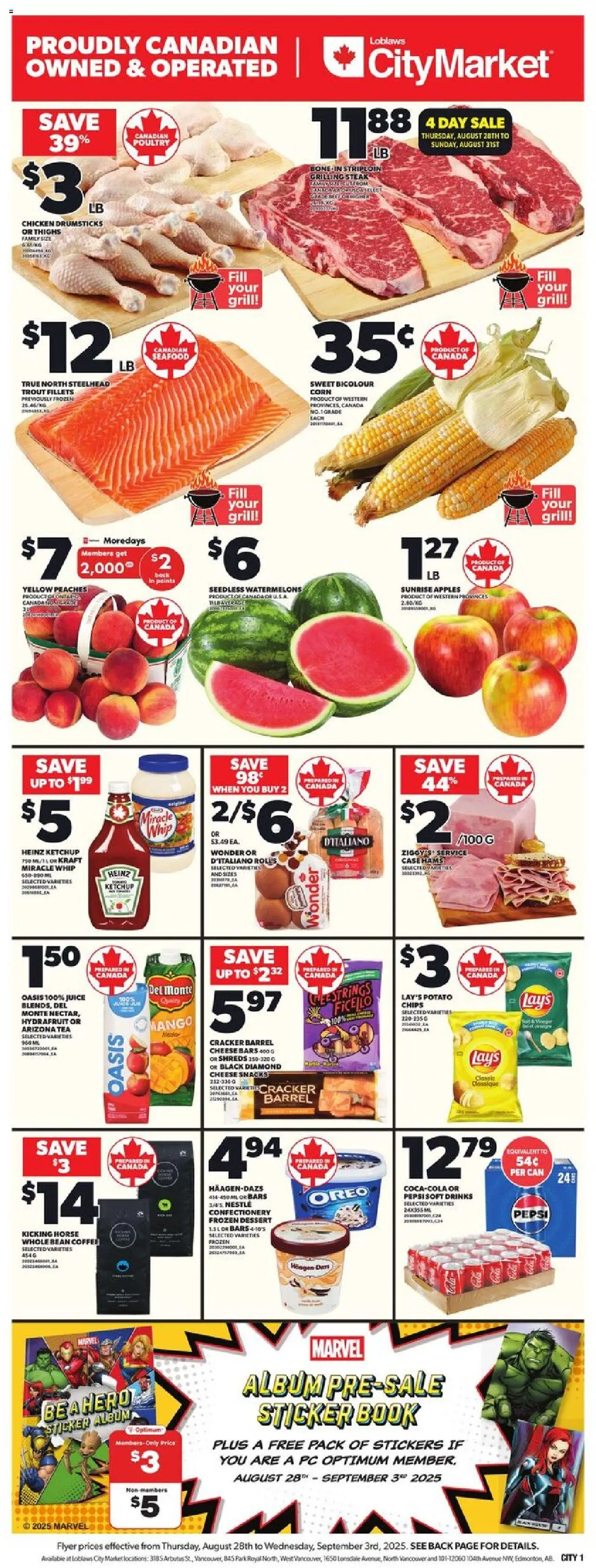 Loblaws flyer valid from Aug 28, 2025 - page number 3