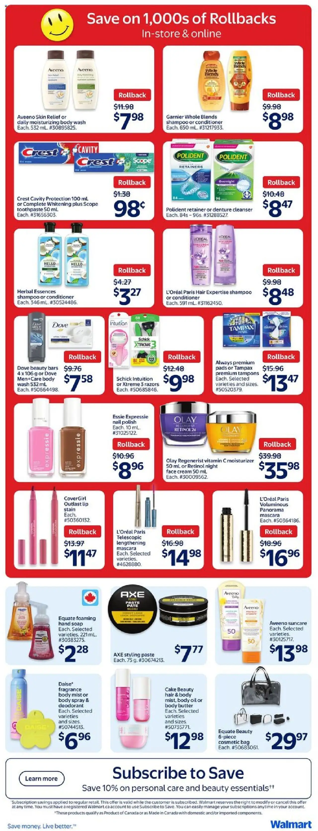 Walmart flyer valid from Aug 28, 2025 - page number 10