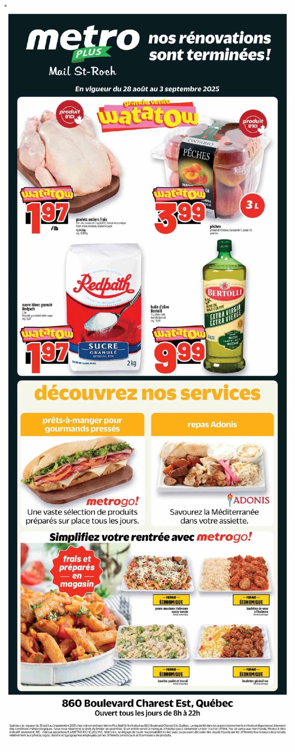 Metro weekly flyer starting Aug 28, 2025 ⭐️