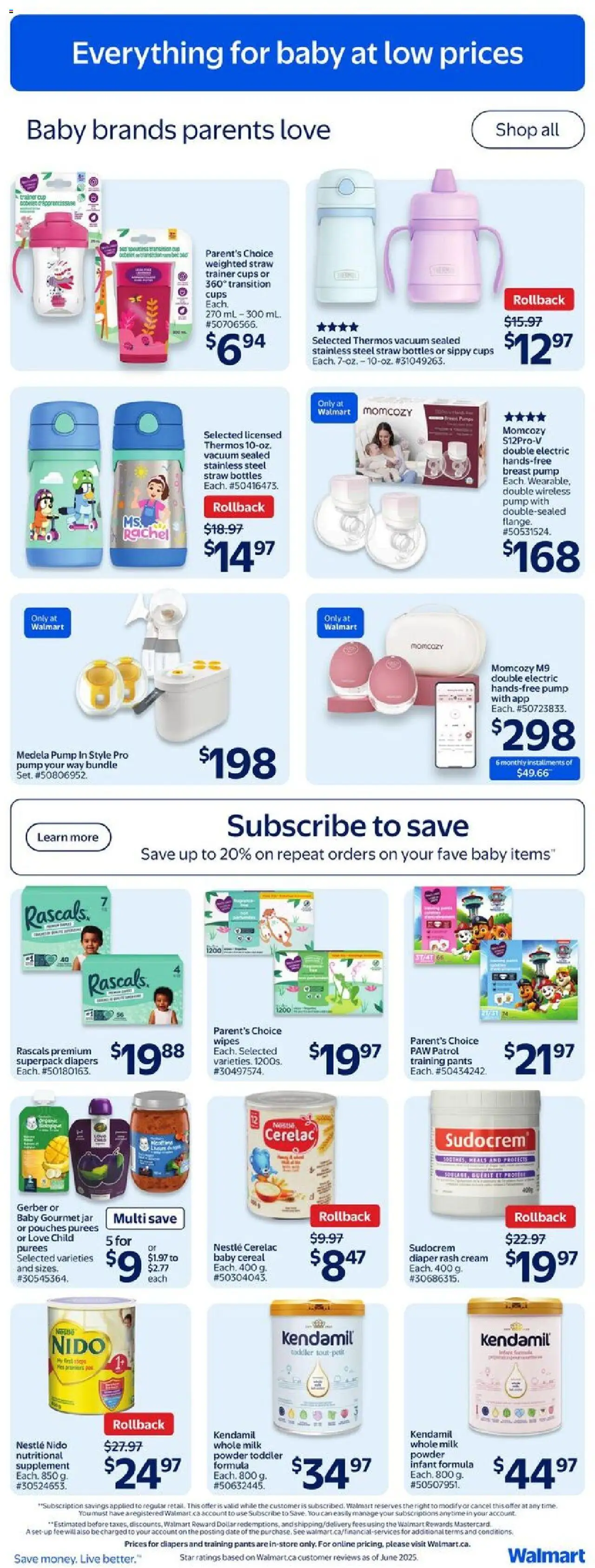 Walmart flyer valid from Aug 21, 2025 - page number 7
