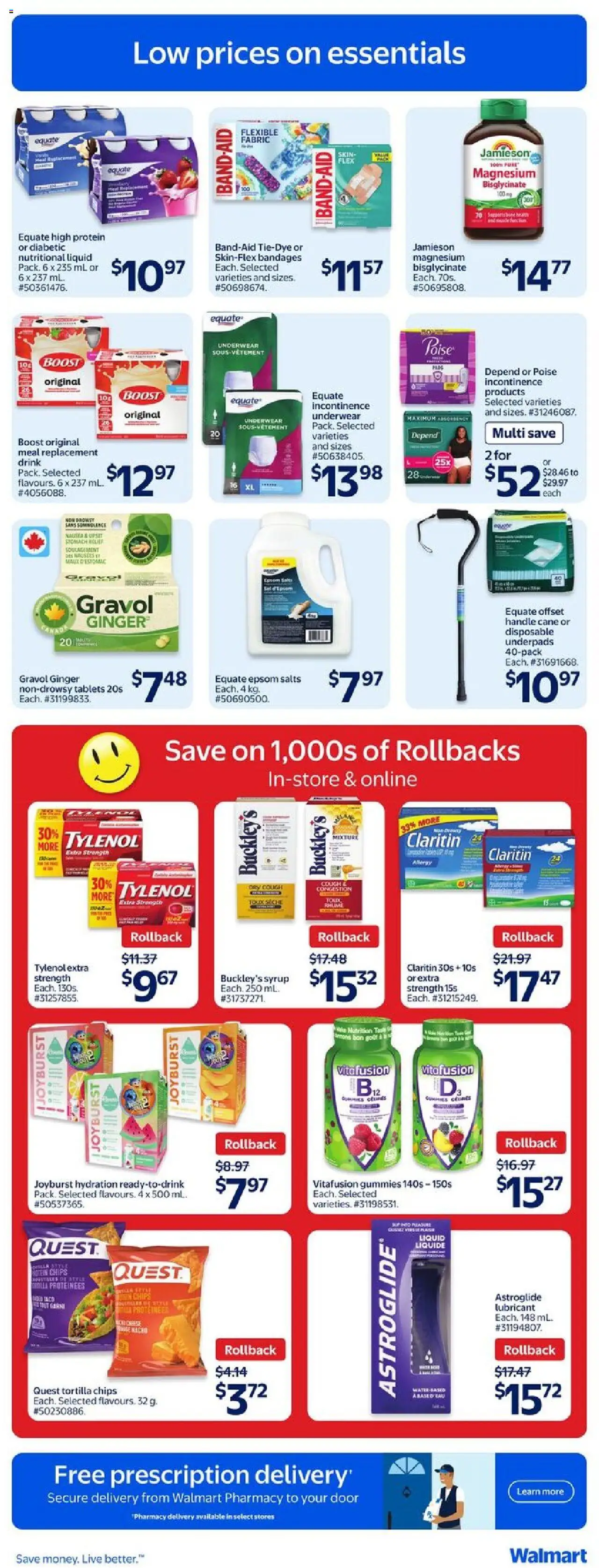 Walmart flyer valid from Aug 21, 2025 - page number 9
