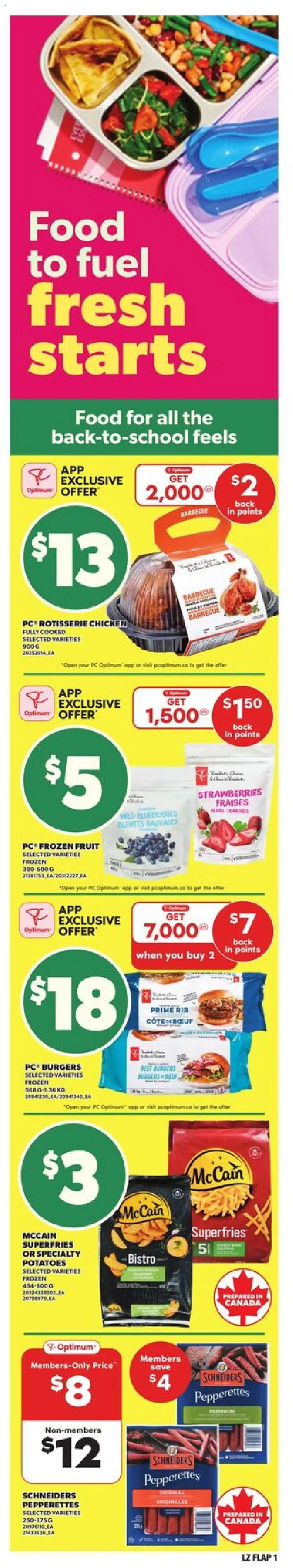 Loblaws flyer valid from Aug 21, 2025 - page number 3