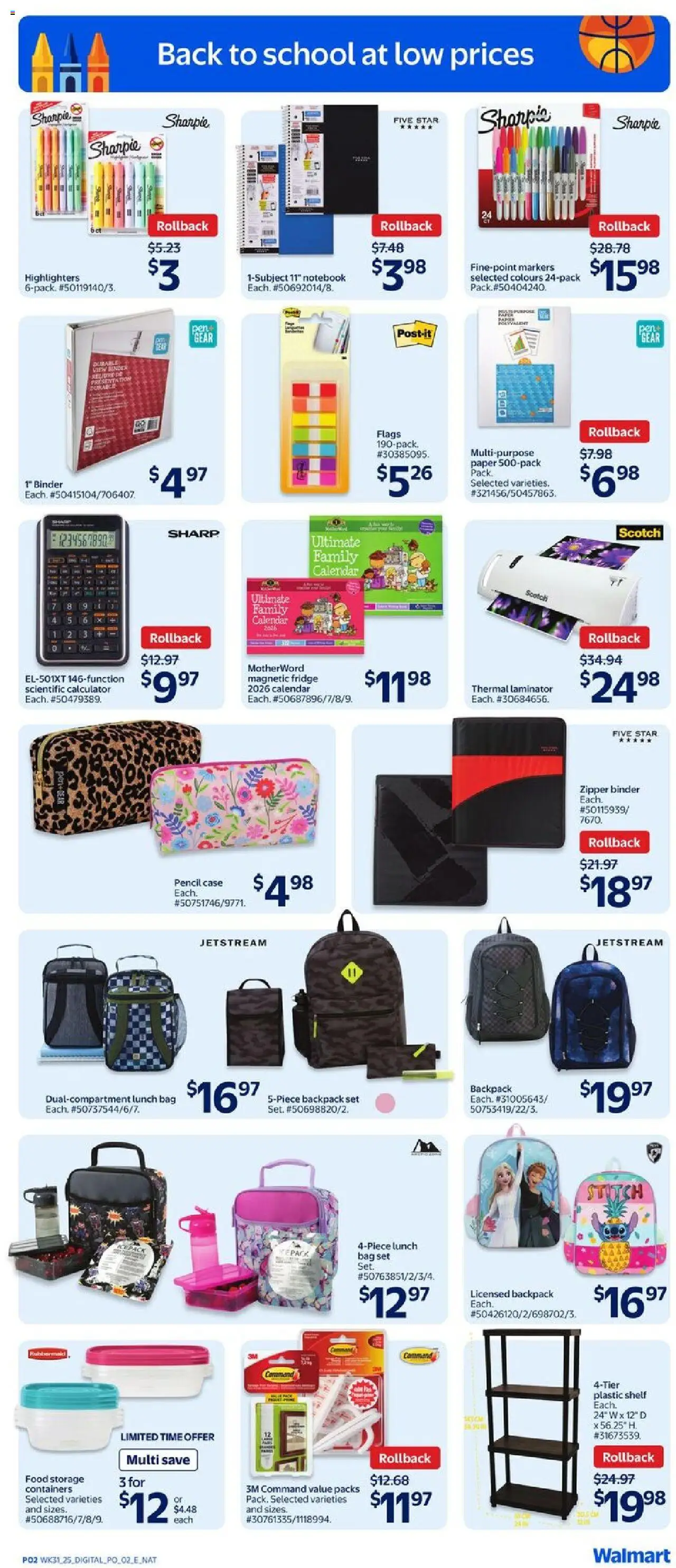 Walmart flyer valid from Aug 28, 2025 - page number 2