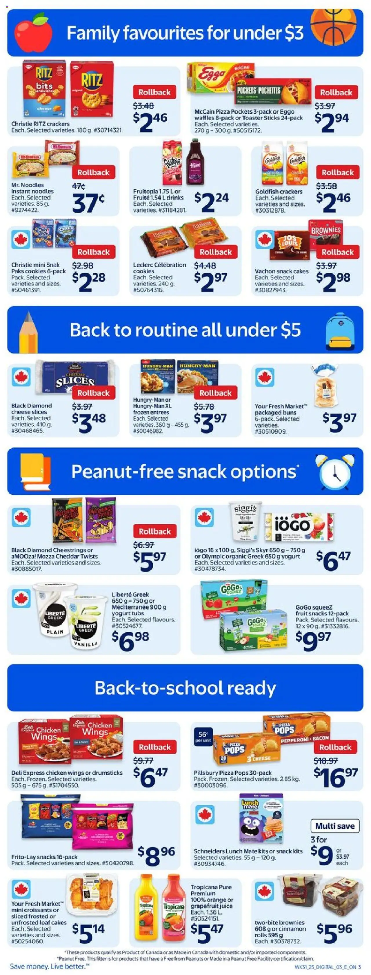 Walmart flyer valid from Aug 28, 2025 - page number 10