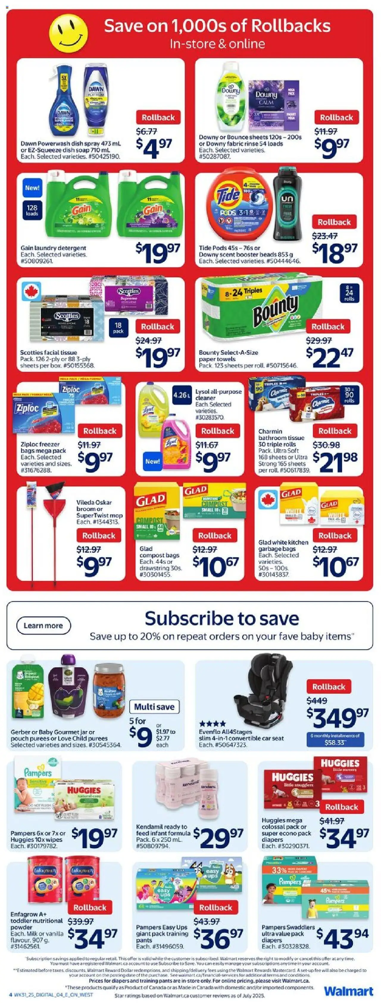 Walmart flyer valid from Aug 28, 2025 - page number 11