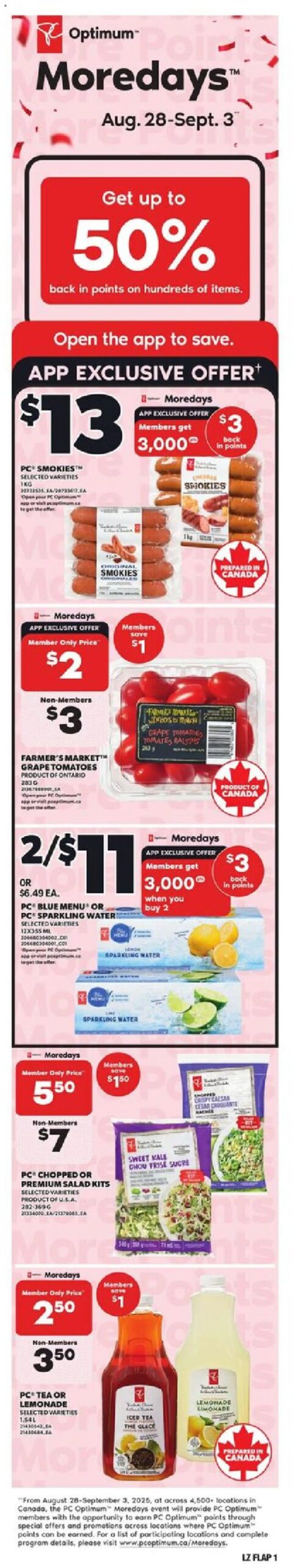 Loblaws weekly flyer starting Aug 28, 2025 ⭐️