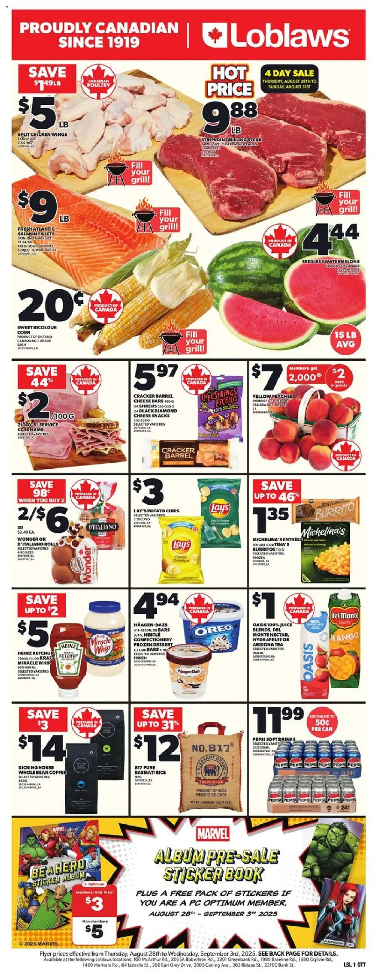 Loblaws flyer valid from Aug 28, 2025 - page number 3
