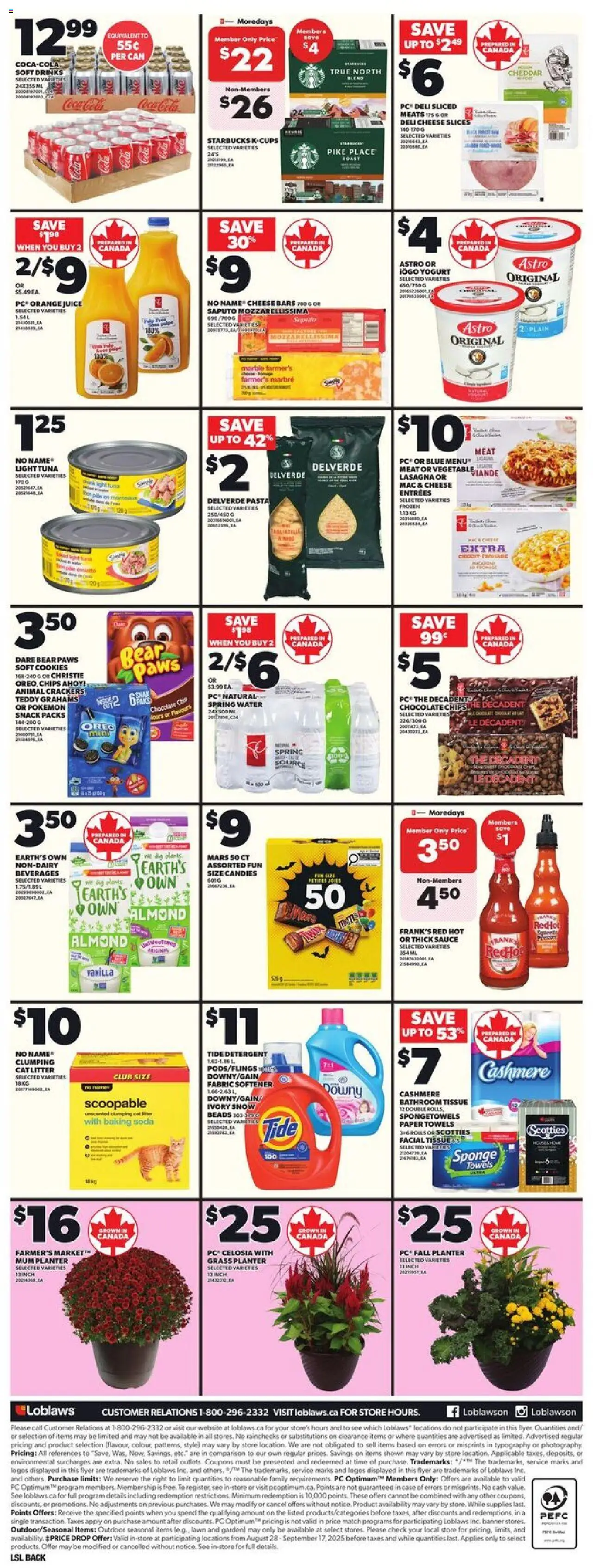 Loblaws flyer valid from Aug 28, 2025 - page number 4