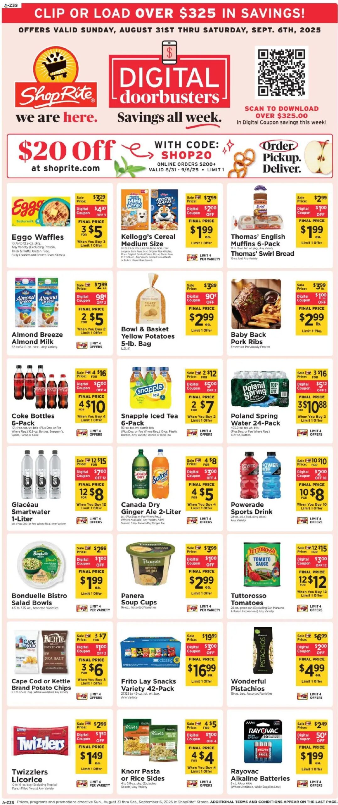 ShopRite Circular from 08/28/2025 >> Weekly Ad, flyer