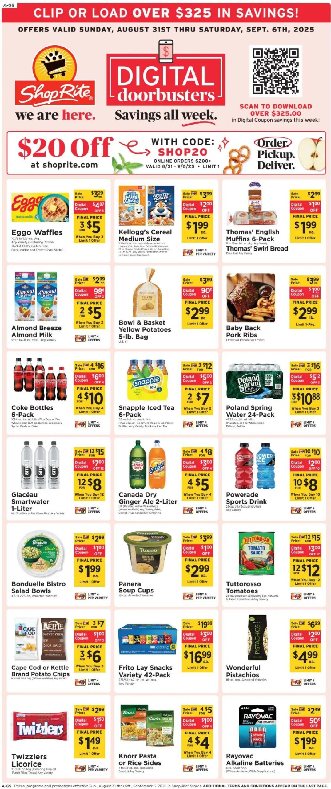 ShopRite Circular from 08/28/2025 >> Weekly Ad, flyer