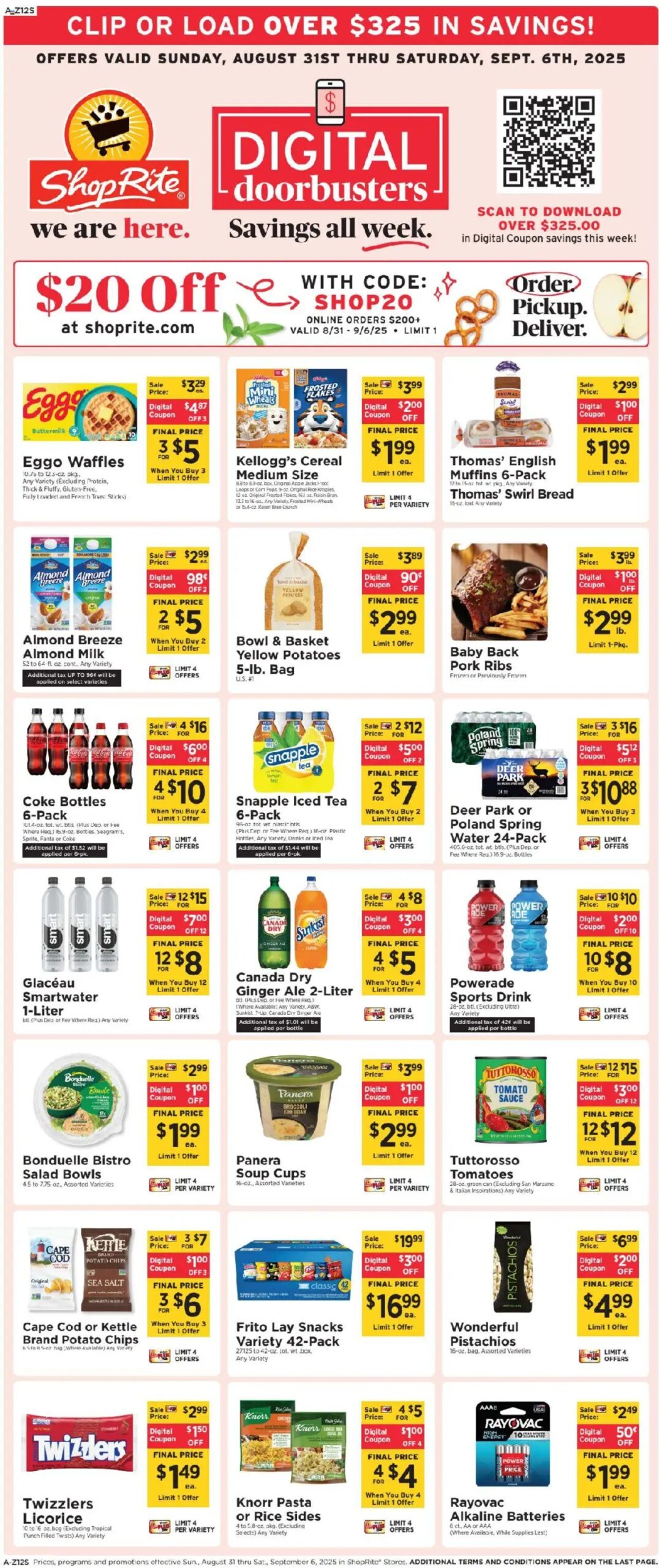 ShopRite Circular from 08/28/2025 >> Weekly Ad, flyer