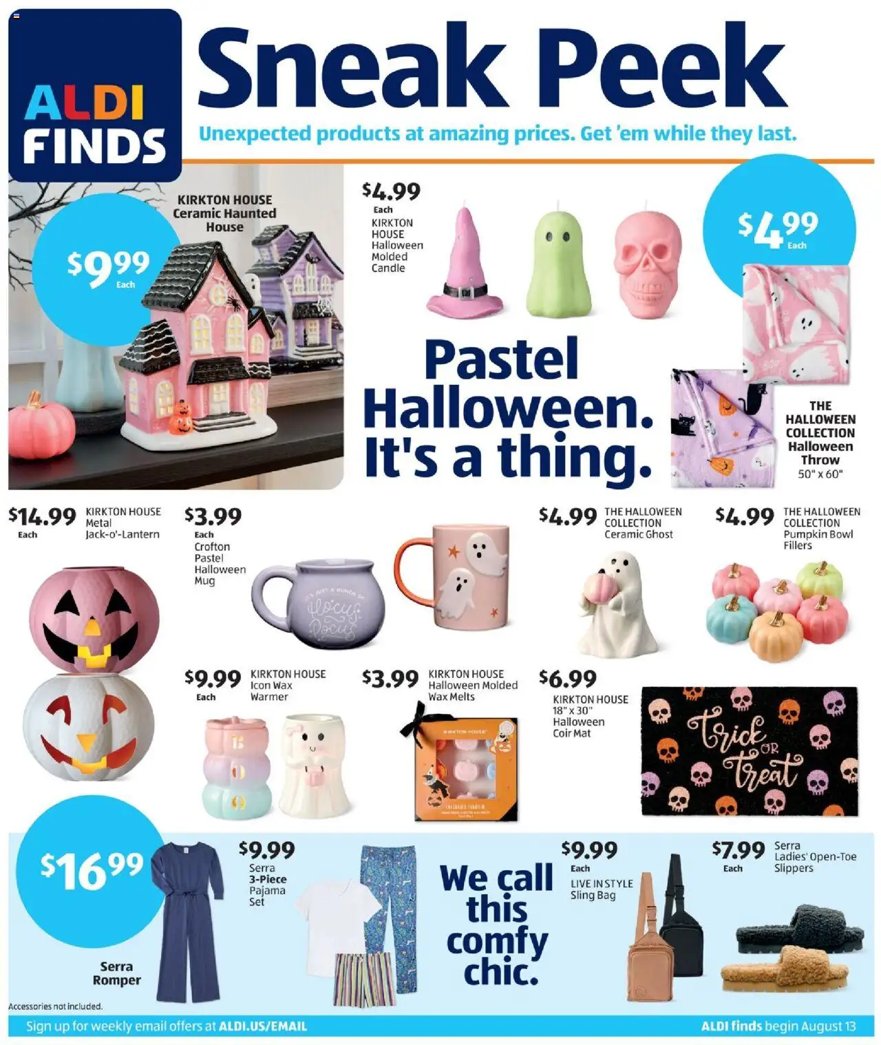 Aldi Weekly Ad from 08/13/2025 - Flyer, Sales ad - Page number 1