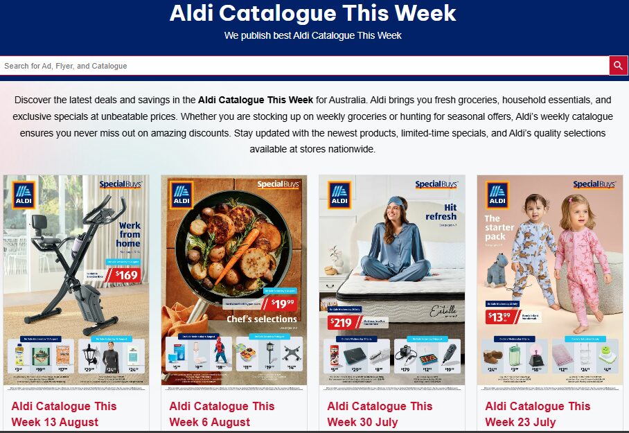 Aldi Catalogue This Week