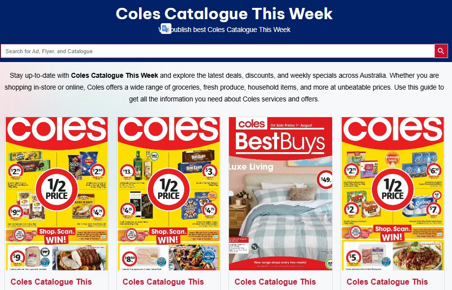 Coles Catalogue This Week