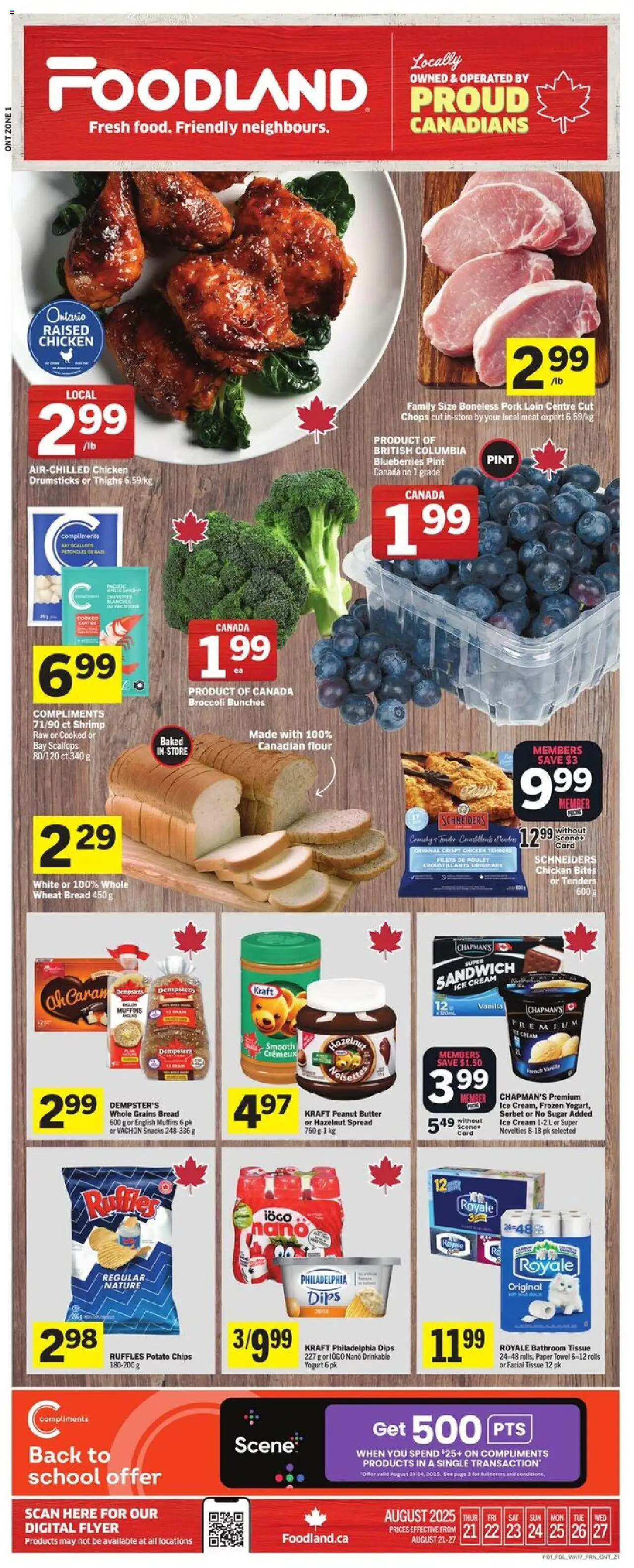 Foodland weekly flyer starting Aug 21, 2025 ⭐️