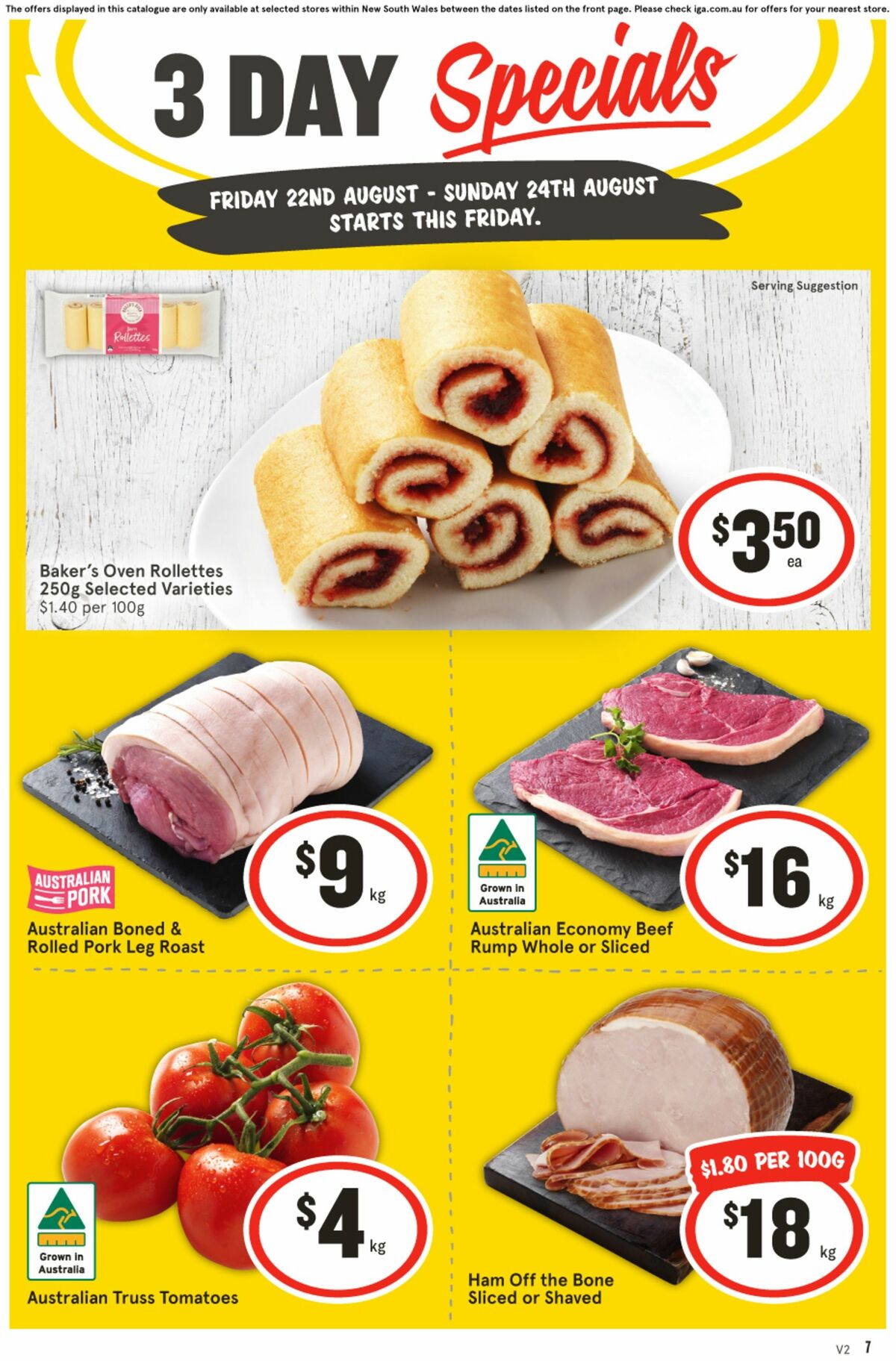 IGA 3 Day Specials Catalogues from 22 AugustIGA 3 Day Specials Catalogues from 22 August- Page 3IGA 3 Day Specials Catalogues from 22 August- Page 4