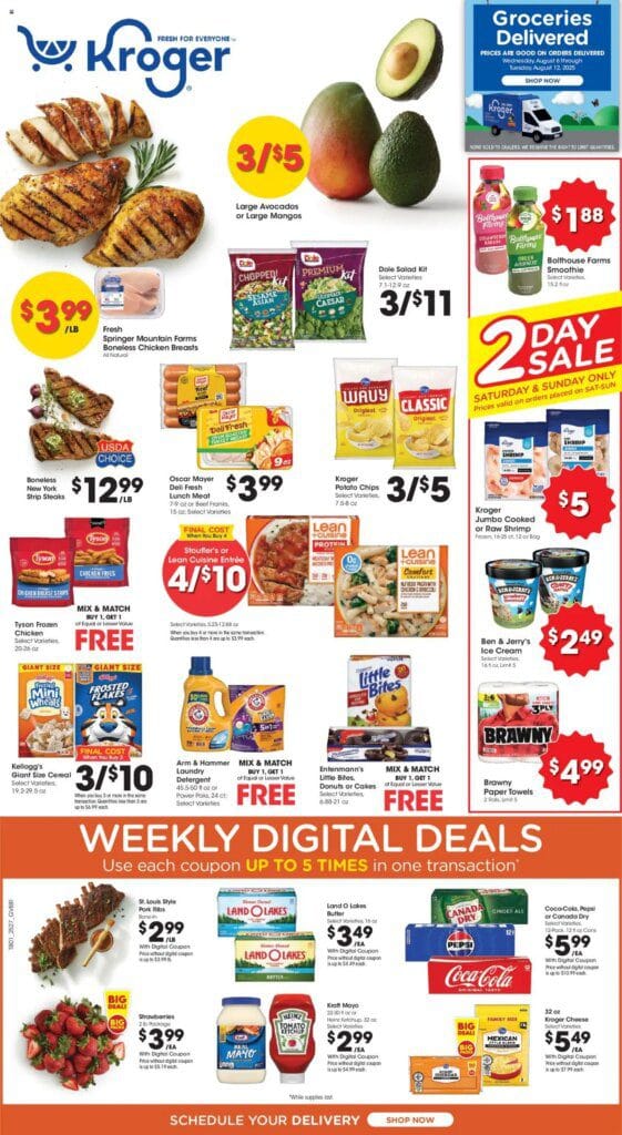 KROGER Weekly ad from 08/06/2025 >> Ad for next week