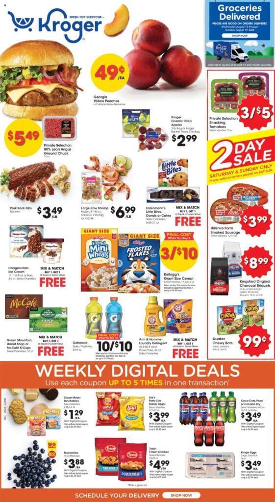 KROGER Weekly ad from 08/13/2025 >> Ad for next week