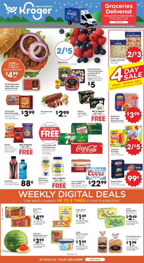 KROGER Weekly ad from 08/27/2025 >> Ad for next week