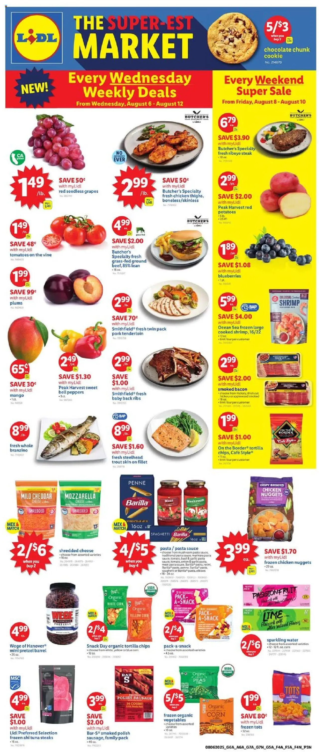 Lidl Weekly Ad from 08/06/2025 - Circular, Weekly flyer - Page number 1
