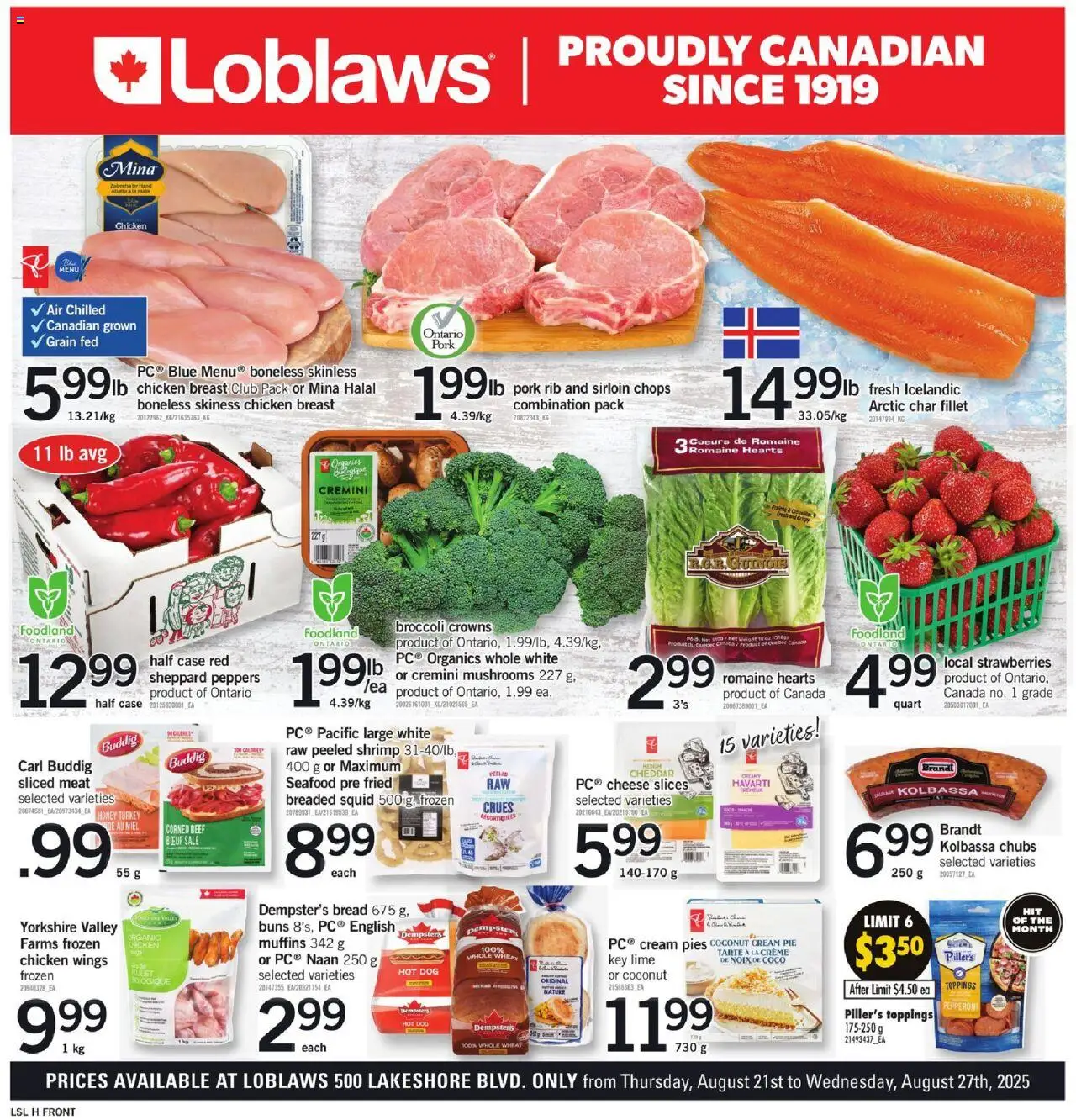 Loblaws weekly flyer starting Aug 21, 2025 ⭐️