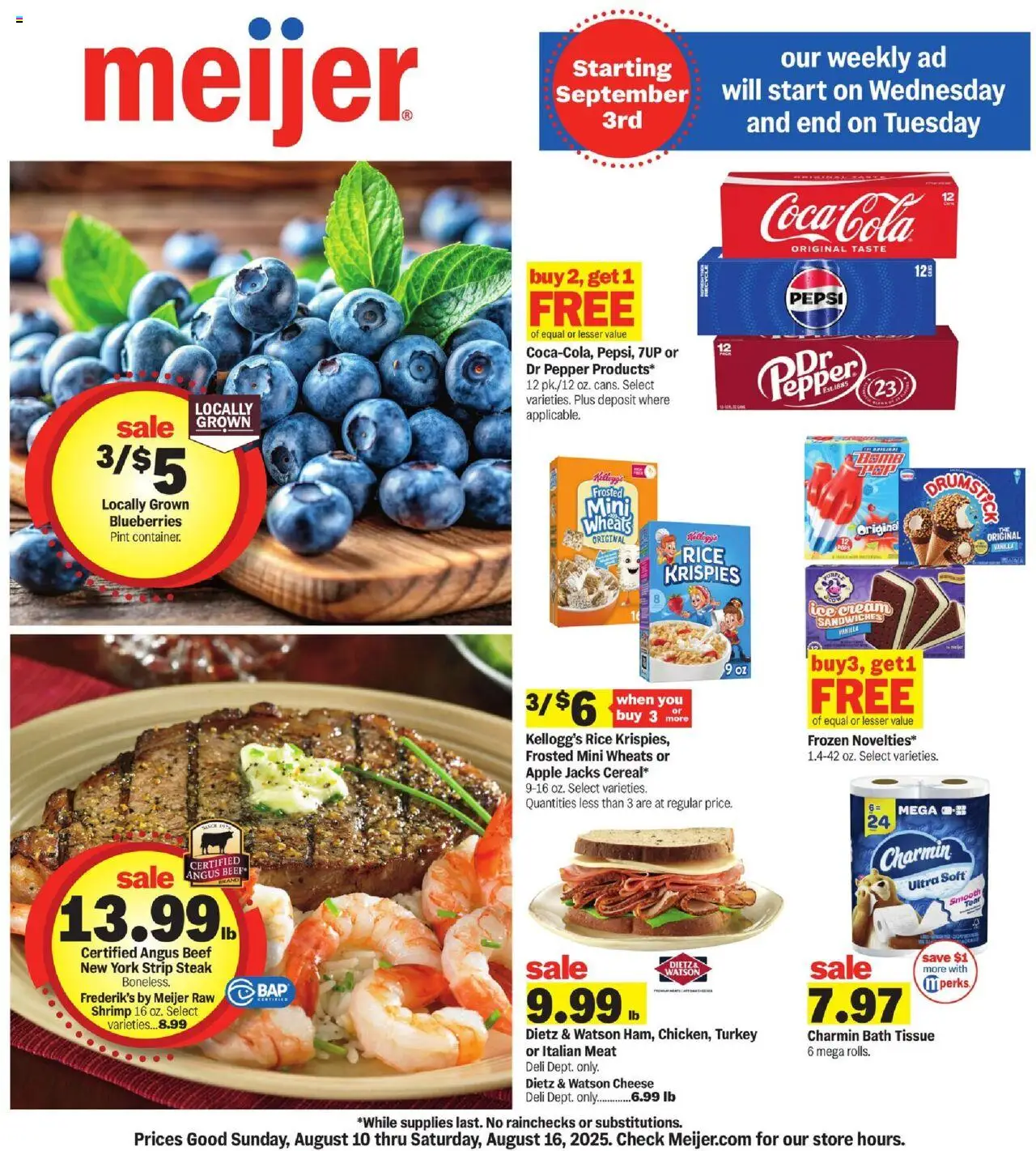MEIJER AD from 08/10/2025 - Weekly Ad - PREVIEW - Page number 1