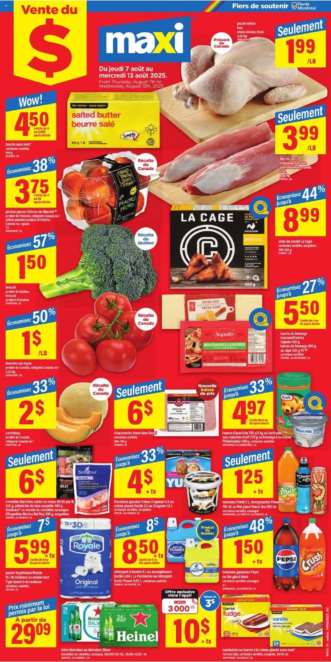 Maxi flyer valid from Aug 07, 2025 - page number 1
